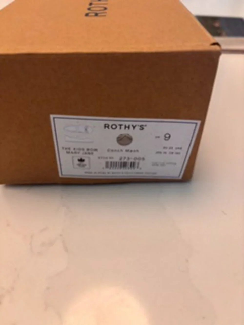 FALL PHOTOS: Worn Once Rothy's The Kids Bow Mary Jane in Conch Mesh - Size 8/9